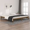 Cama Matrimonial | Cama Para Adultos | Estructura De Cama Madera Maciza De Pino Marrón Miel 200x200 Cm Cfw696845