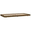 Cama Individual | Cama Para Adultos | Estructura De Cama Madera Maciza De Pino Marrón Miel 75x190 Cm Cfw894946