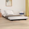 Cama Individual | Cama Para Adultos | Estructura De Cama Madera Maciza De Pino Negro 90x190 Cm Cfw942921