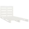 Cama Individual | Cama Para Adultos | Estructura De Cama Madera Maciza Pino Blanco 75x190 Cm Cfw949845