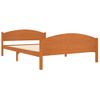 Cama Matrimonial | Cama Para Adultos | Estructura De Cama Madera Maciza Pino Marrón Miel 160x200 Cm Cfw738833