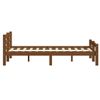 Cama Matrimonial | Cama Para Adultos | Estructura De Cama Madera Maciza Pino Marrón Miel 180x200 Cm Cfw150264