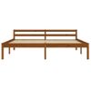 Cama Matrimonial | Cama Para Adultos | Estructura De Cama Madera Maciza Pino Marrón Miel 180x200 Cm Cfw382196