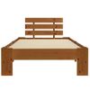 Cama Individual | Cama Para Adultos | Estructura De Cama Madera Maciza Pino Marrón Miel 90x200 Cm Cfw295834