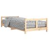 Cama Individual | Cama Infantil | Estructura De Cama Para Niños Madera Maciza De Pino 80x200 Cm Cfw460713