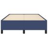 Cama Matrimonial | Cama Para Adultos | Estructura De Cama Tela Azul 120x190 Cm Cfw98555