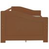 Sofá Cama | Cama Para Adultos 3 Plazas Cajones Pino Macizo Marrón Miel 90x200 Cm Cfw94629