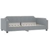 Sofá Cama | Cama Para Adultos Con Colchón Tela Gris Claro 80x200 Cm Cfw394217