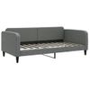 Sofá Cama | Cama Para Adultos Con Colchón Tela Gris Oscuro 100x200 Cm Cfw513569