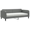 Sofá Cama | Cama Para Adultos Con Colchón Tela Gris Oscuro 90x200 Cm Cfw126053