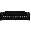 Sofá Cama | Cama Para Adultos Con Colchón Tela Negro 80x200 Cm Cfw702178