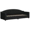 Sofá Cama | Cama Para Adultos Con Colchón Tela Negro 80x200 Cm Cfw577752