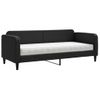 Sofá Cama | Cama Para Adultos Con Colchón Tela Negro 80x200 Cm Cfw681878