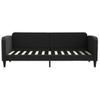 Sofá Cama | Cama Para Adultos Con Colchón Tela Negro 80x200 Cm Cfw681878