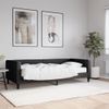 Sofá Cama | Cama Para Adultos Con Colchón Tela Negro 90x200 Cm Cfw846887