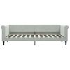 Sofá Cama | Cama Para Adultos Con Colchón Terciopelo Gris Claro 80x200 Cm Cfw390966