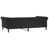 Sofá Cama | Cama Para Adultos Cuero Sintético Negro 100x200 Cm Cfw494257