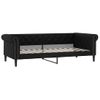 Sofá Cama | Cama Para Adultos Cuero Sintético Negro 80x200 Cm Cfw331353