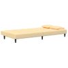 Sofá Cama De 2 Plazas Moderno | Cama Para Adulto Con Dos Almohadas Terciopelo Color Crema Cfw50032