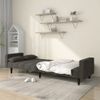 Sofá Cama De 2 Plazas Moderno | Cama Para Adulto Con Dos Almohadas Terciopelo Gris Oscuro Cfw93462