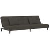 Sofá Cama De 2 Plazas Moderno | Cama Para Adulto Con Dos Almohadas Terciopelo Gris Oscuro Cfw46849