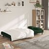 Sofá Cama De 2 Plazas Moderno | Cama Para Adulto Con Dos Almohadas Terciopelo Verde Oscuro Cfw42458