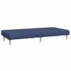 Sofá Cama De 2 Plazas Moderno | Cama Para Adulto Tela Azul Cfw86814