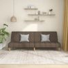 Sofá Cama De 2 Plazas Moderno | Cama Para Adulto Tela Gris Taupe Cfw70549