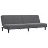 Sofá Cama De 2 Plazas Moderno | Cama Para Adulto Terciopelo Gris Oscuro Cfw86458