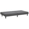 Sofá Cama De 2 Plazas Moderno | Cama Para Adulto Terciopelo Gris Oscuro Cfw86458