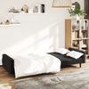 Sofá Cama De 2 Plazas Moderno | Cama Para Adulto Terciopelo Negro Cfw60187