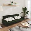 Sofá Cama De 2 Plazas Moderno | Cama Para Adulto Terciopelo Verde Oscuro Cfw39634