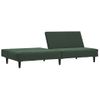 Sofá Cama De 2 Plazas Moderno | Cama Para Adulto Terciopelo Verde Oscuro Cfw62593