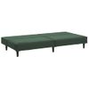 Sofá Cama De 2 Plazas Moderno | Cama Para Adulto Terciopelo Verde Oscuro Cfw62593