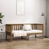 Sofá Cama | Cama Para Adultos De Madera Maciza De Pino Marrón Miel 80x200 Cm Cfw183027