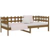 Sofá Cama | Cama Para Adultos De Madera Maciza De Pino Marrón Miel 80x200 Cm Cfw557086