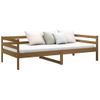 Sofá Cama | Cama Para Adultos De Madera Maciza De Pino Marrón Miel 90x190 Cm Cfw132267