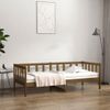 Sofá Cama | Cama Para Adultos De Madera Maciza De Pino Marrón Miel 90x190 Cm Cfw843027