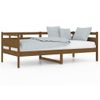 Sofá Cama | Cama Para Adultos De Madera Maciza De Pino Marrón Miel 90x190 Cm Cfw495135