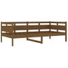 Sofá Cama | Cama Para Adultos De Madera Maciza De Pino Marrón Miel 90x190 Cm Cfw495135