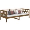 Sofá Cama | Cama Para Adultos De Madera Maciza De Pino Marrón Miel 90x190 Cm Cfw993995