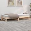 Sofá Cama | Cama Para Adultos Extraíble Madera Maciza De Pino 2x(100x200) Cm Cfw468163