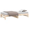 Sofá Cama | Cama Para Adultos Extraíble Madera Maciza De Pino 2x(100x200) Cm Cfw468163