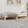 Sofá Cama | Cama Matrimonial | Cama Para Adultos Extraíble Madera Maciza De Pino 2x(75x190) Cm Cfw93341