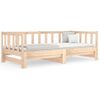 Sofá Cama | Cama Para Adultos Extraíble Madera Maciza De Pino 2x(90x190) Cm Cfw200822