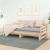 Sofá Cama | Cama Para Adultos Extraíble Madera Maciza De Pino 2x(90x190) Cm Cfw376380