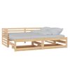 Sofá Cama | Cama Para Adultos Extraíble Madera Maciza De Pino 2x(90x200) Cm Cfw248250