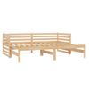 Sofá Cama | Cama Para Adultos Extraíble Madera Maciza De Pino 2x(90x200) Cm Cfw248250