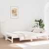 Sofá Cama | Cama Para Adultos Extraíble Madera Maciza De Pino Blanco 2x(90x190) Cm Cfw614802