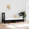 Sofá Cama | Cama Para Adultos Extraíble Madera Maciza De Pino Negro 2x(90x190) Cm Cfw648295